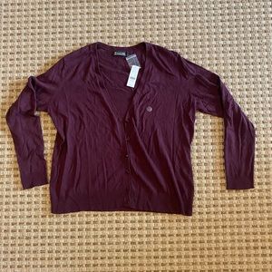Purple Cardigan